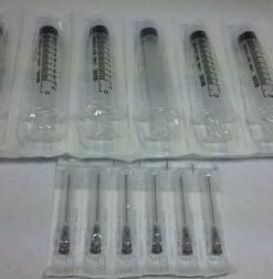 10x Small syringe + needle for peptides / hcg / hgh